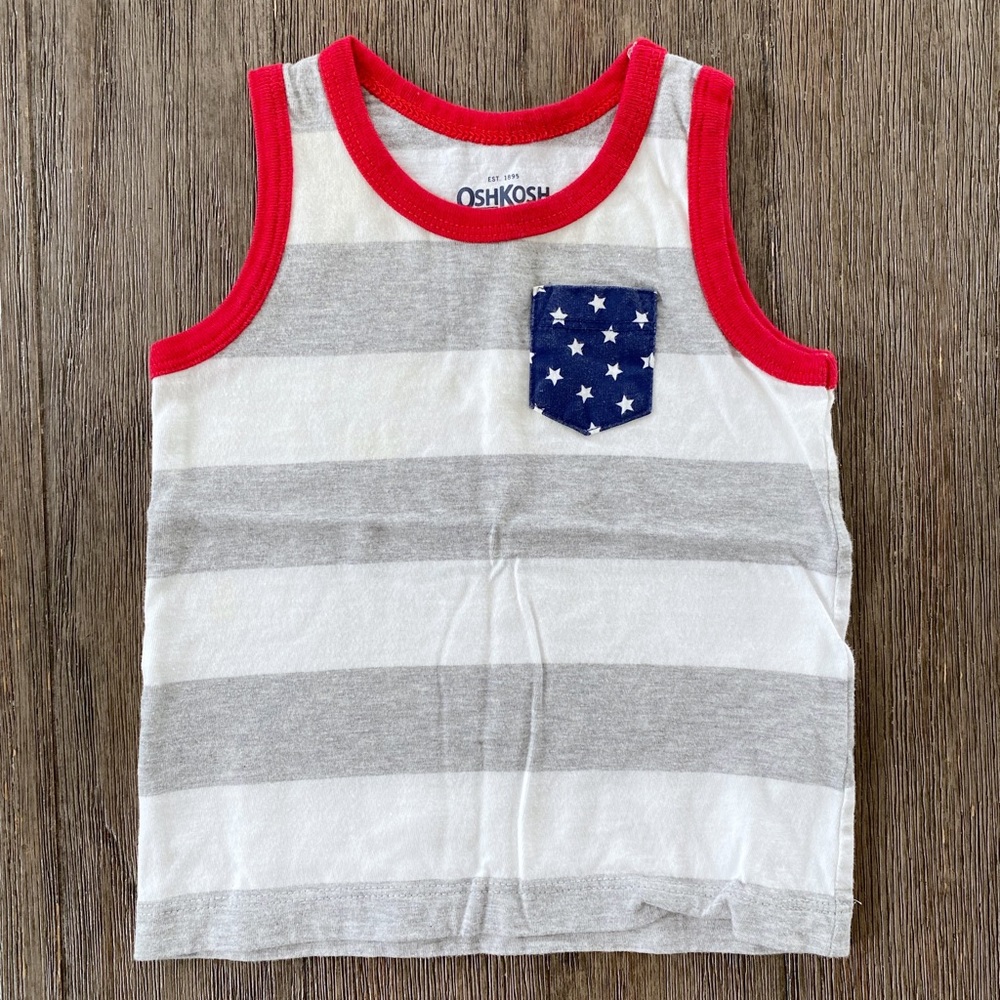 4/$10 Oshkosh B’gosh patriotic tank